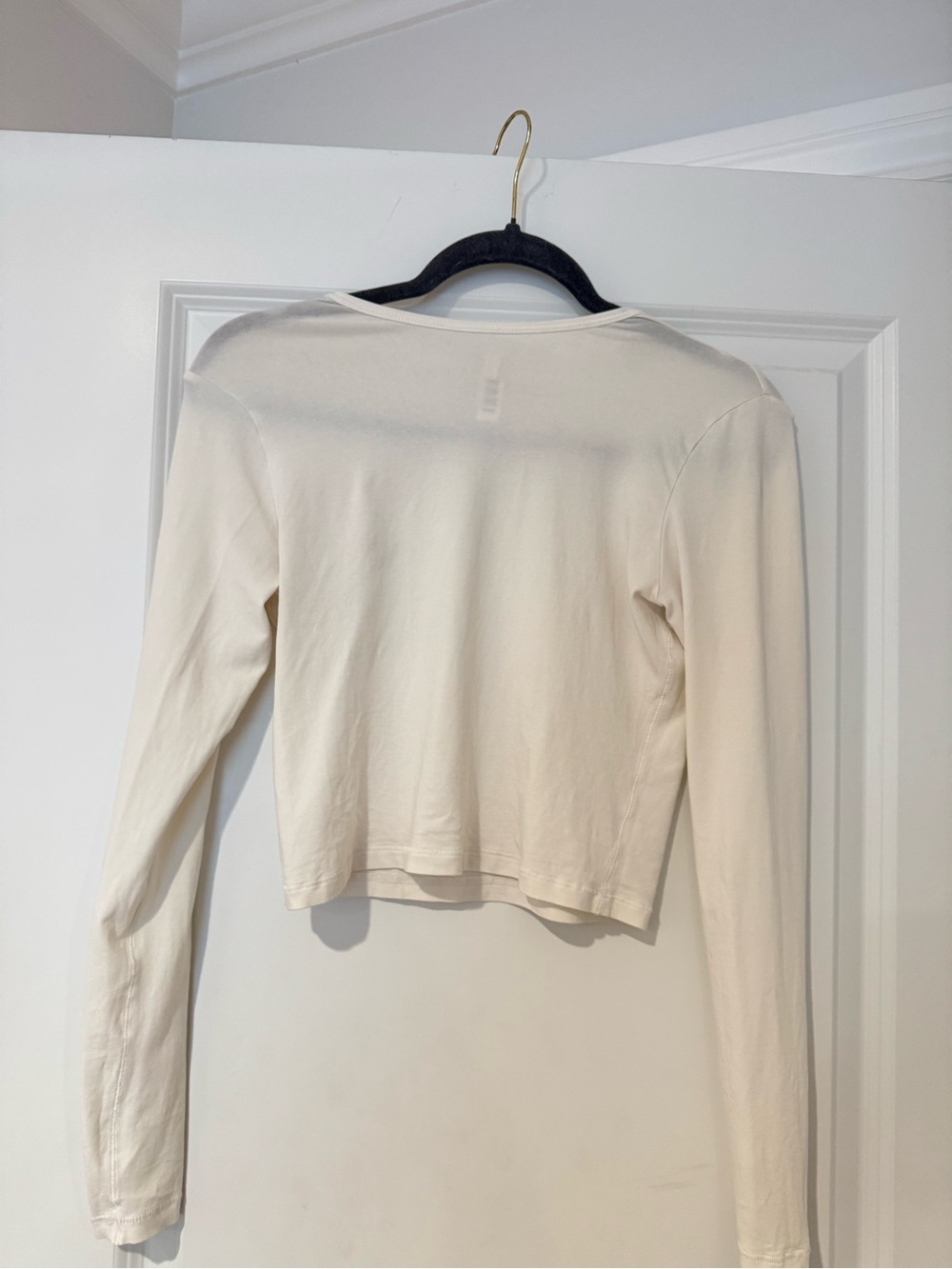 Skims Long-Sleeve Crop Top
